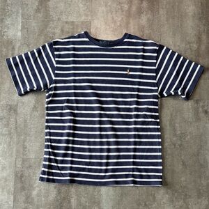 Vintage Polo Ralph Lauren Knit Striped Shirt Womens Small (20x26)